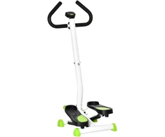 Koduva Mini stepperis, LCD monitorius, neslystantys pedalai, plienas ir ABS, 55 x 44 x 108 cm, žalia + juoda