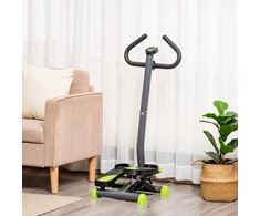 Koduva Mini stepperis su LCD monitoriumi, 55 x 44 x 108 cm, plienas, pilka / žalia / juoda