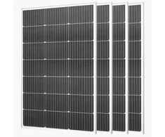 Koduva Monokristalinis saulės modulis VEVOR, 4 vnt. x 100 W, aliuminio rėmas, 90 x 58 x 3 cm