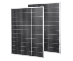 Koduva Monokristalinis saulės modulis VEVOR S100, 2 vnt. po 100 W, aliuminio rėmas, 82 x 66 x 3 cm