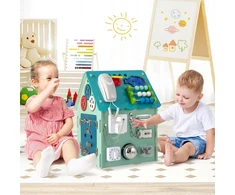 Koduva Montessori žaidimų namelis mėlynas