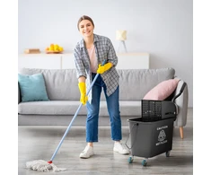 Koduva Mopo kibiras su gręžtuvu ir rankena, 20 l, juodas