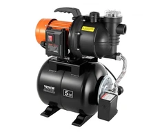 Koduva Negilaus šulinio siurblys su slėgio baku VEVOR FSGP1200C, 735 W, 3785 l/val., 19 l