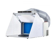 Koduva Nešiojama aerografo dažymo kabina VEVOR su LED apšvietimu, 48 x 42 x 34 cm
