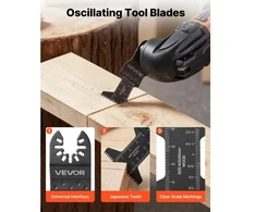 Koduva Osciliacinio įrankio pjūklelių rinkinys VEVOR SS-60PCS, 60 vnt., japoniški dantys, 90 x 44 mm