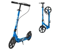 VEVOR Paspirtukas S200F, juoda + mėlyna, 90 x 38 x 100 cm, nuo 8 m., iki 99,8kg