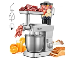 Koduva Pastatomas maišytuvas VEVOR SM-1532BM, 4,3 l, 1300 W, sidabrinis