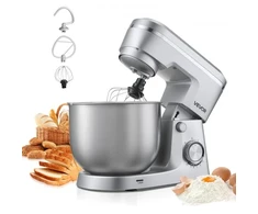 VEVOR Pastatomas maišytuvas SM-2541H, 5,7 l, 1500 W, sidabrinis