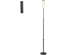 Koduva Pastatomas šviestuvas 15 W, reguliuojamas aukštis 141–175 cm, matinis juodas