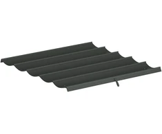 Koduva Pavėsinės pakaitinis stogo tentas 3 x 3 m, tamsiai pilkas, 250 x 255 cm