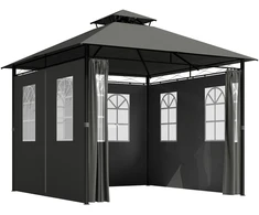 Koduva Pavillon party palapinė, 3 x 3 x 2,88 m, tamsiai pilka