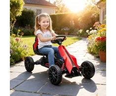 Koduva Pedalinis go kart, raudonas, 100 x 58 x 58,5 cm