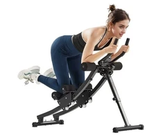 VEVOR Pilvo preso treniruoklis t700, sulankstomas, reguliuojamas, anglinis plienas, iki 200 kg