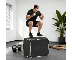 Koduva Plyo box, 3-in-1, su rankenų angomis, juoda, 76 x 61 x 51 cm