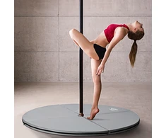 Koduva Pole dance kilimėlis, 5 cm storio, šviesiai pilkas, Ø 150 cm
