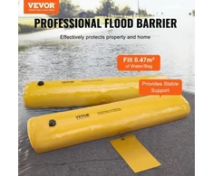 Koduva Potvynio barjerai VEVOR, 4 vnt., PVC tentas, 122 x 25 x 17 cm