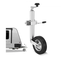 Koduva Priekabos atraminis domkratas su ratuku VEVOR RN00107, anglinis plienas, apkrova iki 150 kg, 25 x 13 x 55 cm