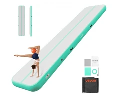 Koduva Pripučiamas gimnastikos kilimėlis VEVOR su elektriniu siurbliu, 500 x 100 x 20 cm, mėtų žalios spalvos