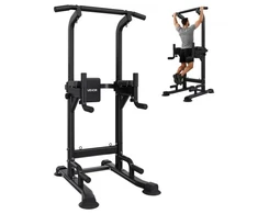 Koduva Prisitraukimų stovas VEVOR SJ80 su nugaros atrama, reguliuojamas aukštis 186-236 cm, iki 150 kg