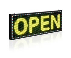 VEVOR Programuojamas LED ženklas P10, pilnų spalvų, 99 x 35 cm