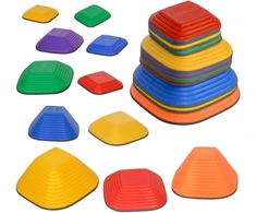Sofa Koduva Pusiausvyros akmenys vaikams, 11 dalių, neslystantys, daugiaspalviai, plastikas, TPR