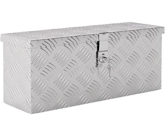 Koduva Rakinama aliumininė įrankių dėžė su 2 raktais, 50 × 15,5 × 20,5 cm