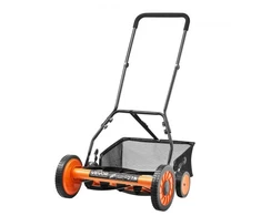 Koduva Rankinė cilindrinė vejapjovė VEVOR, 45 cm, 5 peiliai, su žolės surinkimo krepšiu