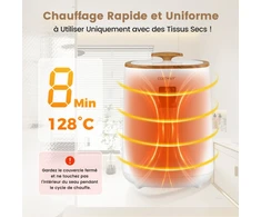 Koduva Rankšluosčių šildymo kibiras, 18 l, 380 W, baltas, 33 x 34 x 49 cm