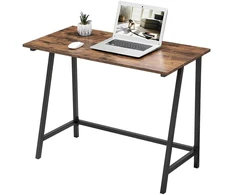 Koduva Rašomasis stalas 100 x 50 x 75 cm, medžio drožlių plokštė ir plienas, vintažinė ruda-juoda