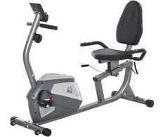 Koduva Recumbentinis treniruoklis su LCD ekranu, pilkas ir sidabrinis, iki 110 kg