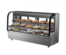 VEVOR Refrigeruojama vitrininė spinta GN-2000R2, 901 l, 4 lygių, 200 x 82 x 120 cm