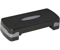 Koduva Reguliuojama aerobikos platforma, 10 arba 15 cm, juoda ir pilka, iki 150 kg