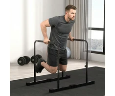 Koduva Reguliuojama dip stotis, 80-105 cm, plienas, juoda, iki 120 kg
