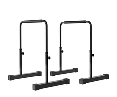 Koduva Reguliuojama dip stotis, 80-105 cm, plienas, juoda, iki 120 kg