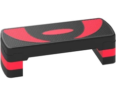 Koduva Reguliuojamas aerobikos stepas, juoda ir raudona, 80 x 31 x 10-20 cm