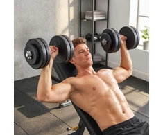 Koduva Reguliuojamas hantelių rinkinys, juodas, 50 kg