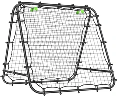 Koduva Reguliuojamas sulankstomas futbolo rebounderis, plieno rėmas, juodas, 100 x 68-95 x 90 cm