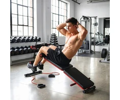 Koduva Reguliuojamas sulankstomas pilvo preso suoliukas su gumomis, iki 110 kg