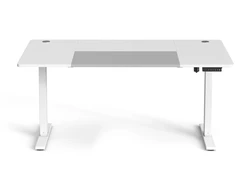 Koduva Reguliuojamo aukščio darbo stalas 160 x 70 cm, elektrinis, su 4 aukščių atmintimi, baltai pilkas