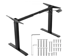 VEVOR Reguliuojamo aukščio stalo rėmas ZW-12, 70-117 cm, plienas