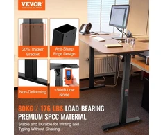 VEVOR Reguliuojamo aukščio stalo rėmas ZW-12, 70-117 cm, plienas