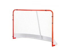 Koduva Riedučių ritulio vartai VEVOR su tinklu, plieniniai, balta/raudona, 183 x 122 cm