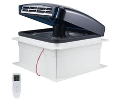 Koduva RV stogo ventiliatorius VEVOR HQS-36AY, 12 V, 22 W, su nuotoliniu valdymu, dūminis, 41 x 41 x 25 cm