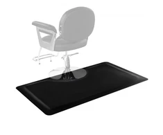 Koduva Salono grindų kilimėlis VEVOR kirpėjui, PVC + NBR, matinis juodas, 153 x 91 cm