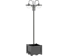 Koduva Saulės sodo žibintas iš metalo, juodas, 189 cm
