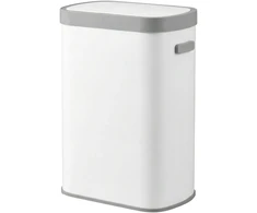 Koduva Sensorinė šiukšliadėžė 50 l, balta, plienas ir PP plastikas, 42,5 x 27,1 x 58,7 cm