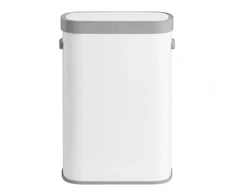 Koduva Sensorinė šiukšliadėžė 50 l, balta, plienas ir PP plastikas, 42,5 x 27,1 x 58,7 cm