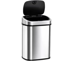 Koduva Sensorinis šiukšliadėžė 48 l, automatinė, sidabrinė, nerūdijantis plienas/ABS