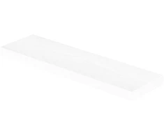 Koduva Sieninė lentyna, balta, MDF ir plienas, 20 x 80 x 3,8 cm, apkrova iki 10 kg
