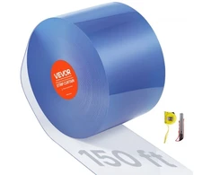 Koduva Skaidri PVC juostinė užuolaida VEVOR, 45,7 m x 20 cm, 2 mm